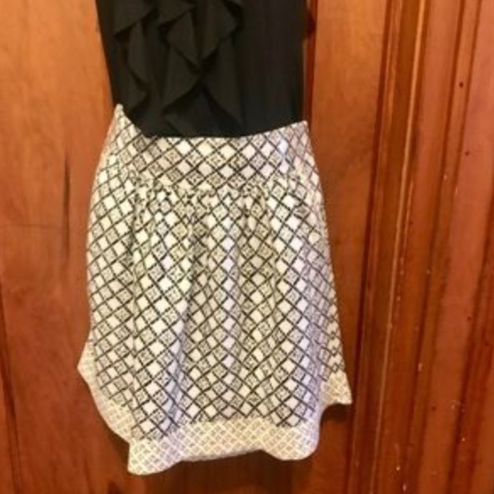 "LOFT" A-line, full skirt, natural hues, EUC, 8